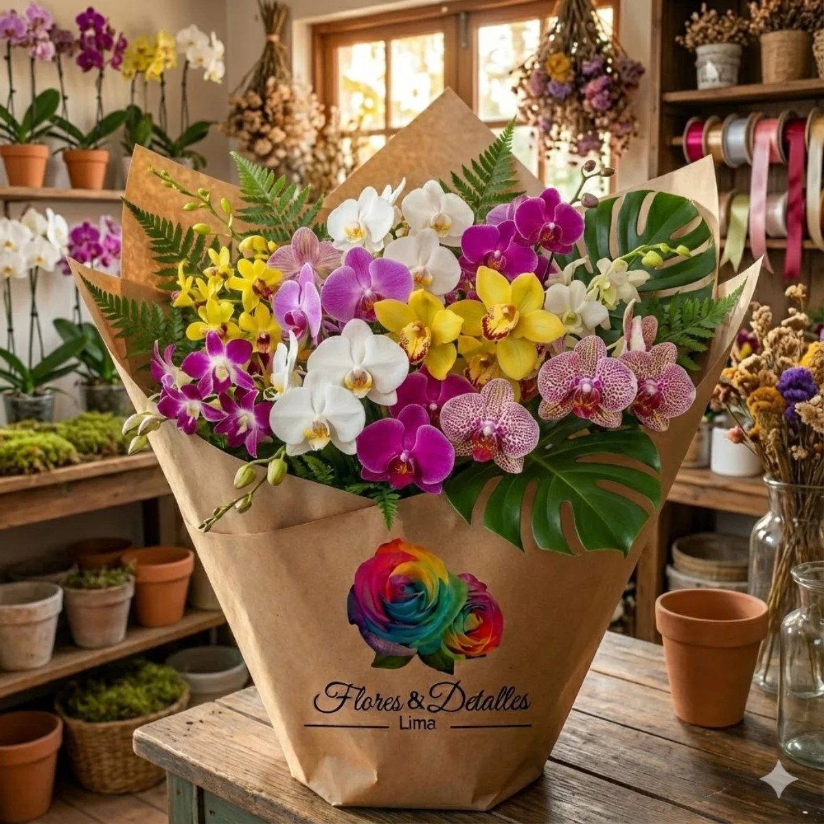 Orquídeas (cada flor)